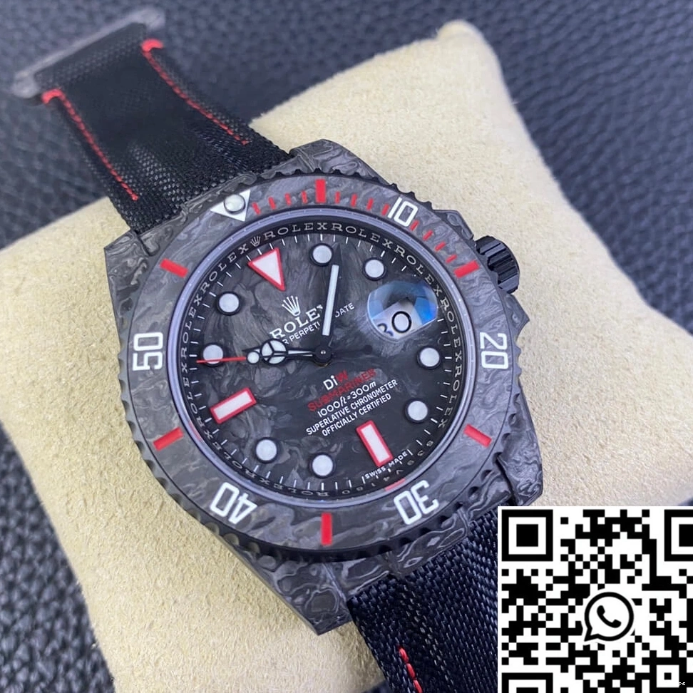 Submariner Rolex Velcro Factory VS 1245 Nylon UrbanChic DIW Strap 0705